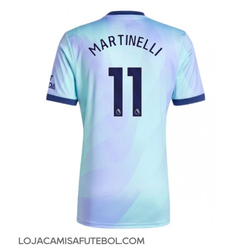 Camisa de Futebol Arsenal Gabriel Martinelli #11 Equipamento Alternativo 2024-25 Manga Curta